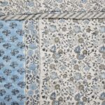 Reversible Handblock AC Quilt - Floral Jaal