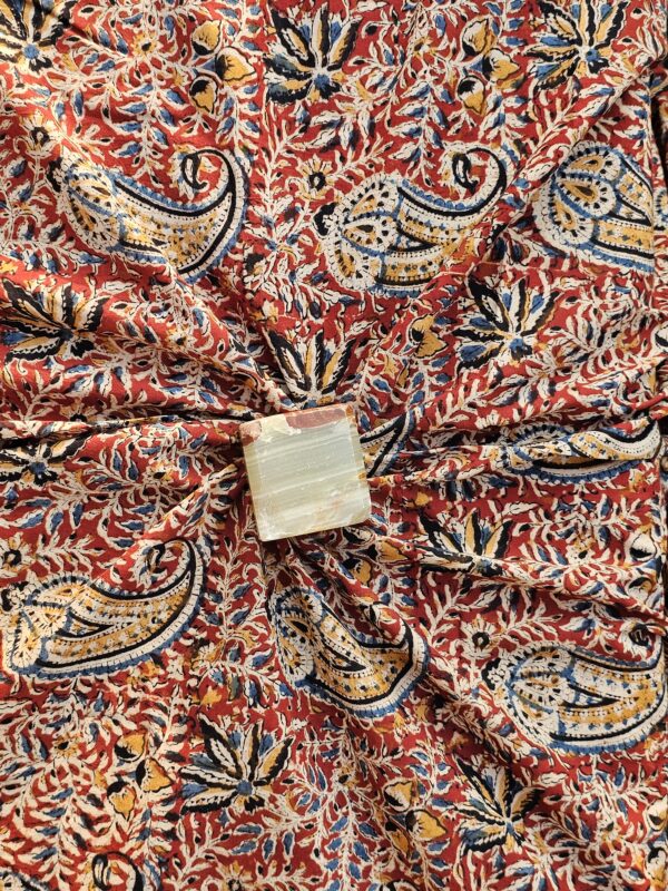 Kalamkari - Maroon & Yellow